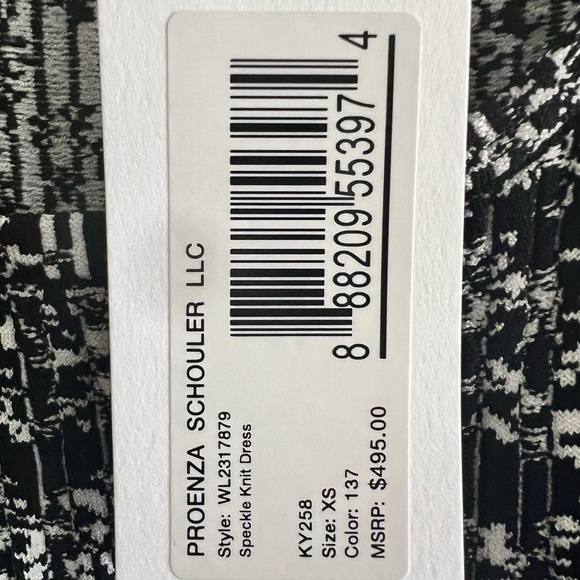 NWT Proenza Schouler Speckle Bodycon Dress - Picture 4 of 11
